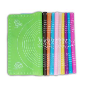 Boutique spot odorless food grade 50X40 scale silicone kneading mat non-slip non-stick baking tools for kitchen use
