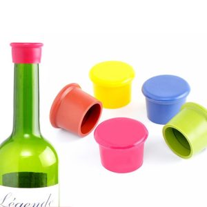 New food grade silicone beer cap red wine stopper sealed fresh bottle cap seasoning