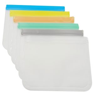 Translucent frosted PEVA food preservation bag refrigerator food storage preservation bag self-sealing bag