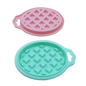 Manufacturers wholesale food-grade silicone five-piece waffle mold new kitchen cake baking supplies